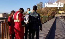 نافرجام ماندن خودکشی با اقدام به موقع آتش نشانان