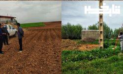 قطع برق ۶ حلقه چاه کشاورزی در سلسله