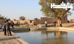 مرمت منبع ذخیره آب سراب روستای موسیوندی بیرانشهر