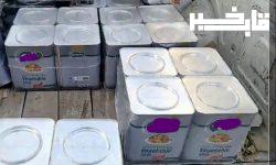 توقیف کامیون حامل روغن قاچاق در خرم آباد