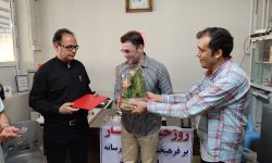 تجلیل معاونت تربیت بدنی آموزش وپرورش از پیشکسوت ورزشی نویس لرستان