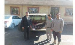 دستگیری شکارچیان غیرمجاز ۴ رأس گراز وحشی