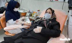 پیوستن بانوان به پویش نذر خون مهر فاطمی