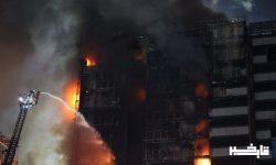 آتش سوزی در بیمارستان گاندی