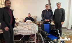 تامین ولیچر برقی برای نویسنده دچار ضایعه نخاع لرستانی