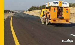 خط کشی ۴۵ کیلومتر از راههای شهرستان چگنی