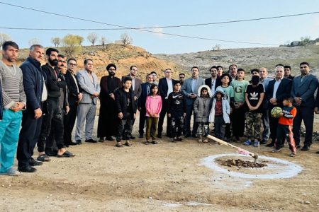 آئین کلنگ زنی مدرسه خیر ساز روستای وره زرد چولهول معمولان