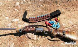 کشف دو قضبه سلاح شکاری در خرم آباد