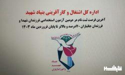 تمدید ثبت نام دومین آزمون خاص فرزندان شهداء و جانبازان