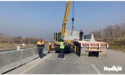 ایمن سازی گردنه مله شبانان در محور خرم آباد _کوهدشت