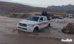 امدادرسانی به گردشگران در راه مانده در منطقه گردشگری شیرز