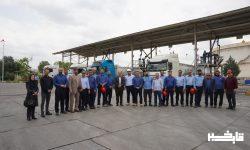 بازدید از انبار نفت شهید کیارش خرم آباد و سوختگیری هواپیمایی