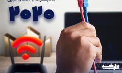 پشتیبانی خدمات و گزارش اختلالات اینترنتی مخابرات با شماره ۲۰۲۰