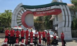 اعزام پنج تیم هلال احمر لرستان به محل حادثه معدن در شازند