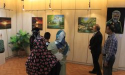 افتتاح دومین نمایشگاه انفرادی نقاشی بانوی لرستانی