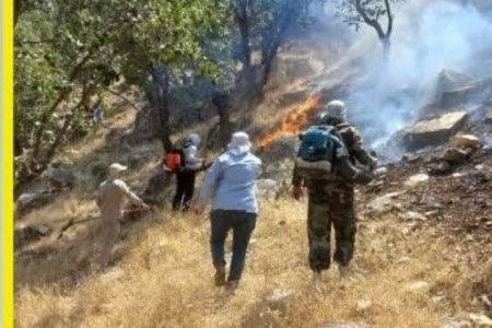 مهارشدن آتش در مراتع خرم آباد