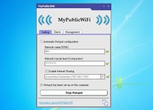 اینترنت رو با برنامه MyPublicWIFI به اشتراک بذار