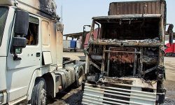 یک کشته در حریق کامیون در محور پلدختر ـ اندیمشک