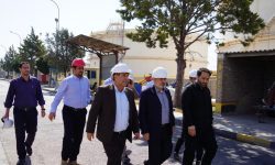بازدید معاون سازمان پدافند غیرعامل کشور از تأسیسات انبار نفت شهید کیارش خرم آباد