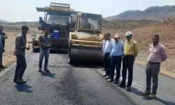 روکش آسفالت ۱۰۵ کیلومتر از محورهای مواصلاتی