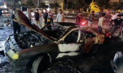 ۳ دستگاه خودرو سواری در خرمآباد طعمه حریق شد