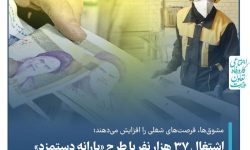 اشتغال ۳۷ هزار نفر با طرح «یارانه دستمزد»