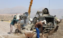 ساخت مخزن آبرسانی حسیوند