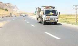 خط کشی یک هزار و  ۵۰۰ کیلومتر از مسیر تردد زائران اربعین حسینی در لرستان