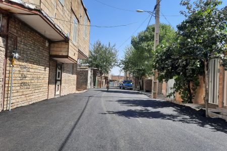 آسفالت۱۸هزارمترمربع از معابر روستای قلعه سنگی خرم آباد