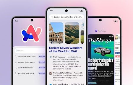 نسخه آزمایشی مرورگر ARC برای گوشی های اندرویدی هم منتشر شد…!
