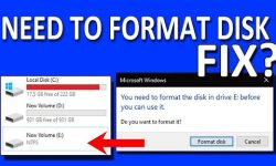 اگه با ارور Format the disk مواجه شدی ورنداری فلشت رو فرمت کنی!!!