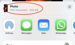 تبدیل تصاویر گالری آیفون به فرمت PDF ??!!