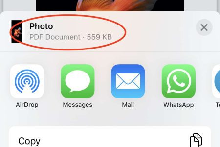 تبدیل تصاویر گالری آیفون به فرمت PDF ??!!