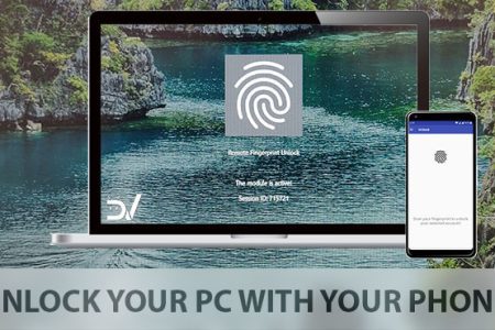 Remote Fingerprint Unlock و بازکردن قفل لپ تاپ با حسگر اثر انگشت گوشی