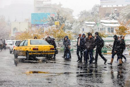 برف و باران در ۱۴ استان/ بارش باران در لرستان