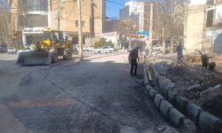 چهارراه رنگین کمان خرم آباد با عقب‌نشینی املاک مسیر گشایش یافت