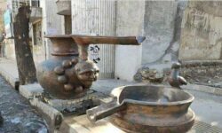 آزادسازی چشمه تاریخی «اراز» خرم‌آباد