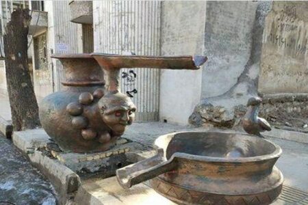 آزادسازی چشمه تاریخی «اراز» خرم‌آباد