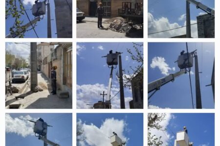 اصلاح و بهینه‌سازی شبکه ۲۰ کیلوولت خیابان ۱۵ متری کاوه در بروجرد