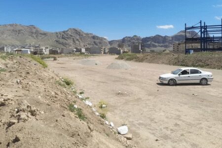پروژه متوقف مانده کنارگذر شاپوری