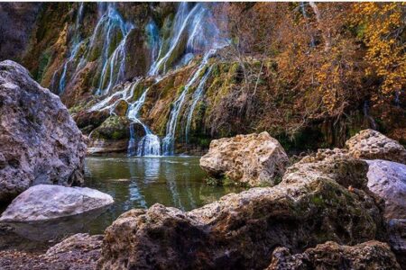پایتخت آبشارهای ایران بیشه; لرستان در میان رود و ریل