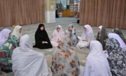 ۳۲۰ دانشجوی دختر دانشگاه تبریز در مراسم معنوی اعتکاف شرکت کردند