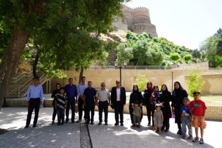 بازدید از بنای تاریخی قلعه فلک الافلاک خرم آباد