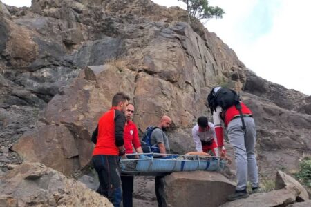 جسد مرد مفقودشده در ارتفاعات مخملکوه پیدا شد