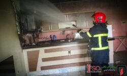 دوکشته و مجروح در آتش سوزی واحد مسکونی در بروجرد