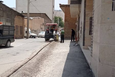 آغاز عملیات اجرایی پروژه توسعه FTTH در منطقه پل بهداری ، چهارراه رنگین کمان خیابان معلم و سازمان خرم آباد