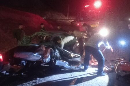 انحراف خودرو در آزادراه خرم‌زال ۲ کشته بر جای گذاشت