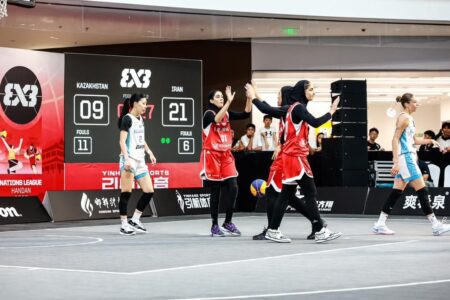 صعود دختران بسکتبال ایران به دیدار نهایی روز دوم لیگ ملت‌های آسیا