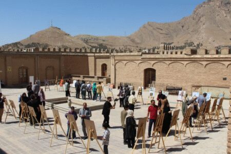 نمایشگاه بین‌المللی بزرگان کاریکاتوریست چهره جهان افتتاح شد