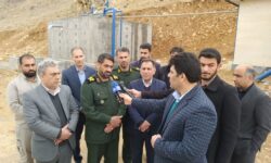 آبرسانی به ۴ روستا در خرم‌آباد با افتتاح مجتمع آبرسانی طالقان